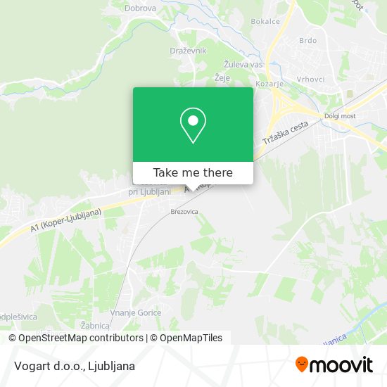 Vogart d.o.o. map