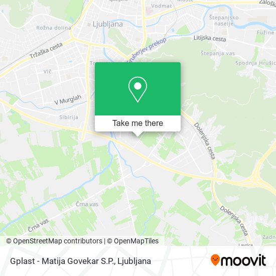 Gplast - Matija Govekar S.P. map