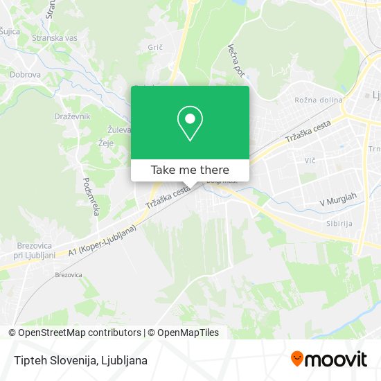 Tipteh Slovenija map