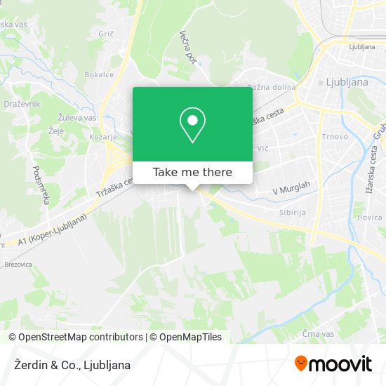 Žerdin & Co. map