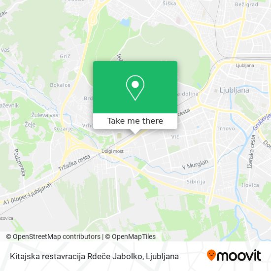 Kitajska restavracija Rdeče Jabolko map