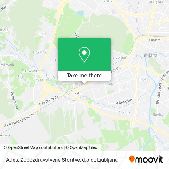 Ades, Zobozdravstvene Storitve, d.o.o. map
