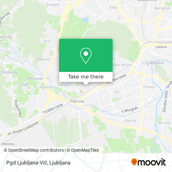 Pgd Ljubljana-Vič map