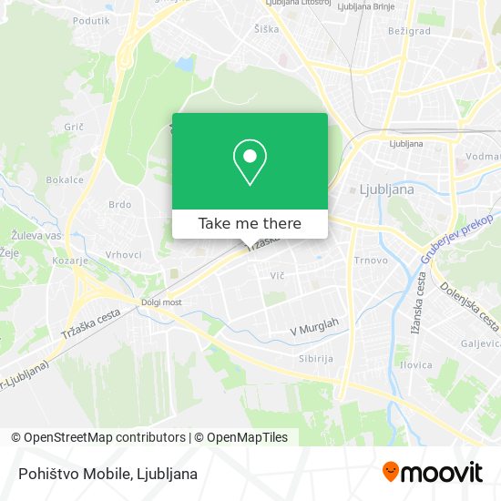 Pohištvo Mobile map