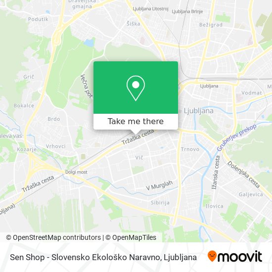 Sen Shop - Slovensko Ekološko Naravno map