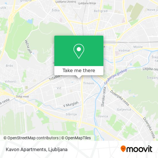 Kavon Apartments map