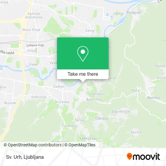 Sv. Urh map