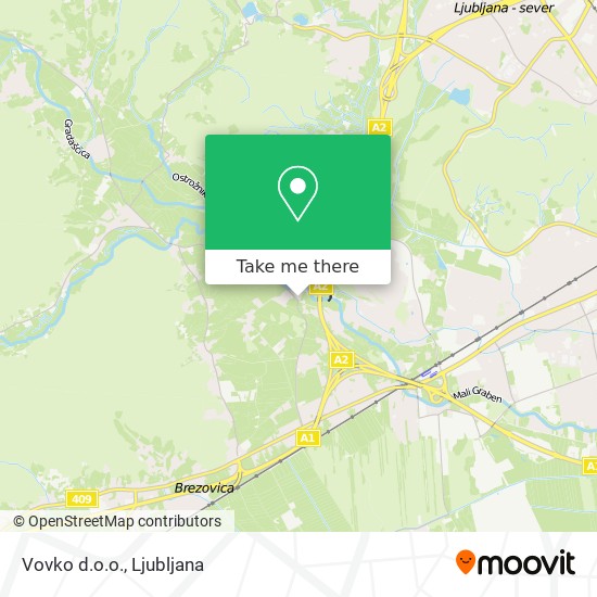 Vovko d.o.o. map