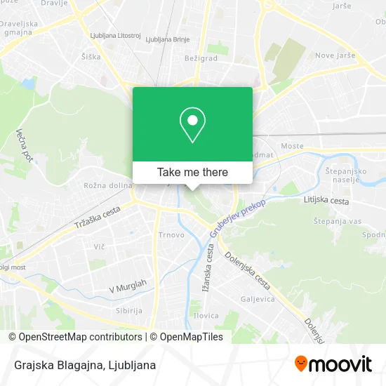 Grajska Blagajna map