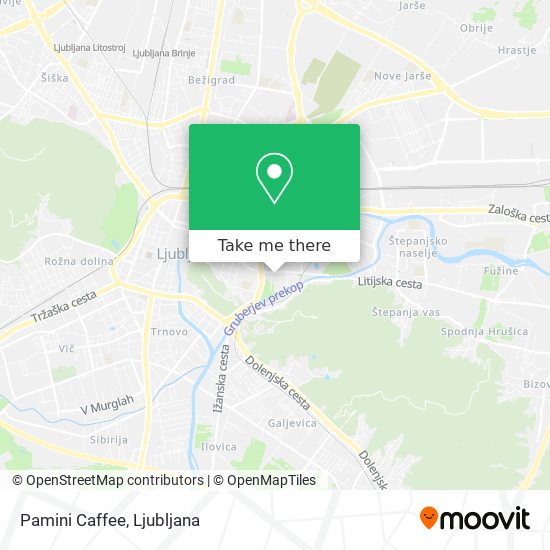 Pamini Caffee map