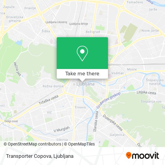 Transporter Copova map