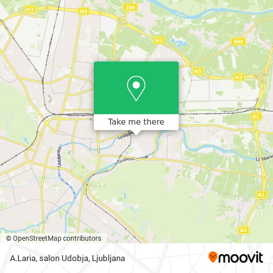 A.Laria, salon Udobja map