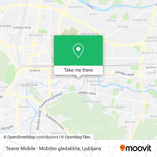 Teater Mobile - Mobilno gledališče map