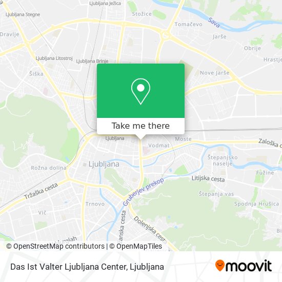 Das Ist Valter Ljubljana Center map
