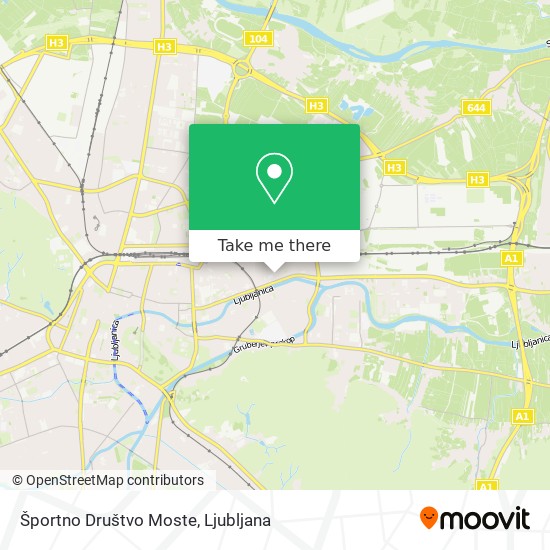 Športno Društvo Moste map