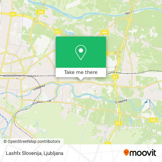 Lashfx Slovenija map