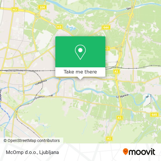 McOmp d.o.o. map