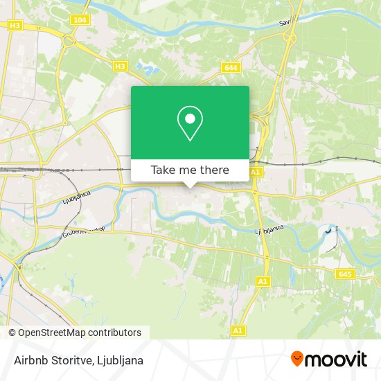 Airbnb Storitve map