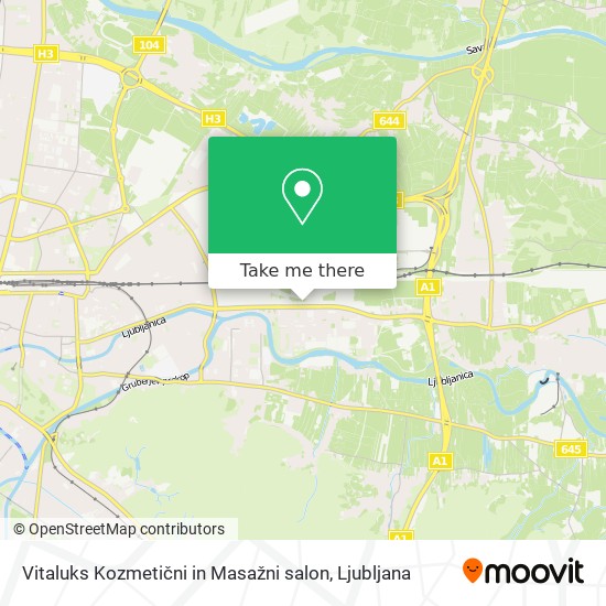 Vitaluks Kozmetični in Masažni salon map