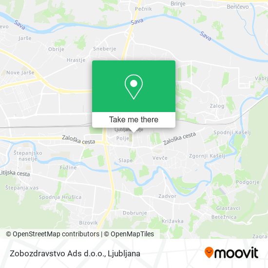 Zobozdravstvo Ads d.o.o. map