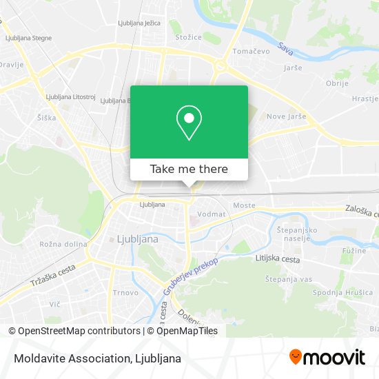 Moldavite Association map
