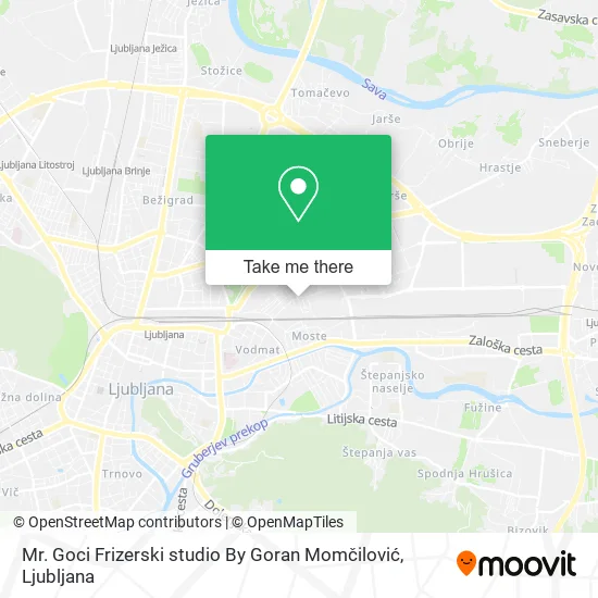 Mr. Goci Frizerski studio By Goran Momčilović map