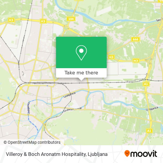 Villeroy & Boch Aronatm Hospitality map