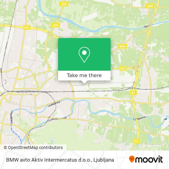 BMW avto Aktiv Intermercatus d.o.o. map