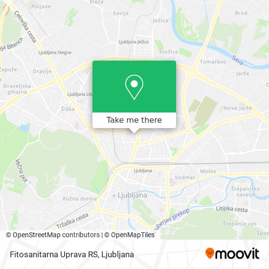 Fitosanitarna Uprava RS map