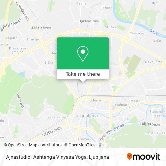 Ajnastudio- Ashtanga Vinyasa Yoga map