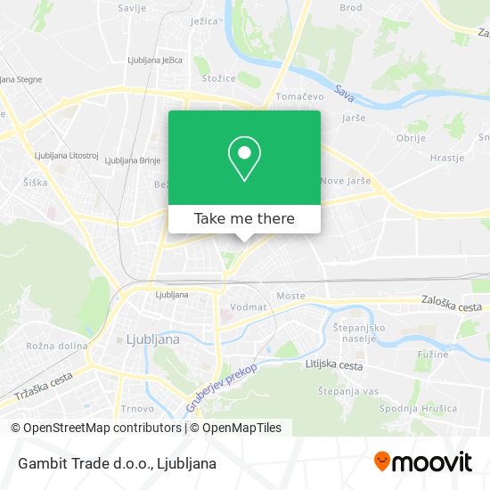 Gambit Trade d.o.o. map