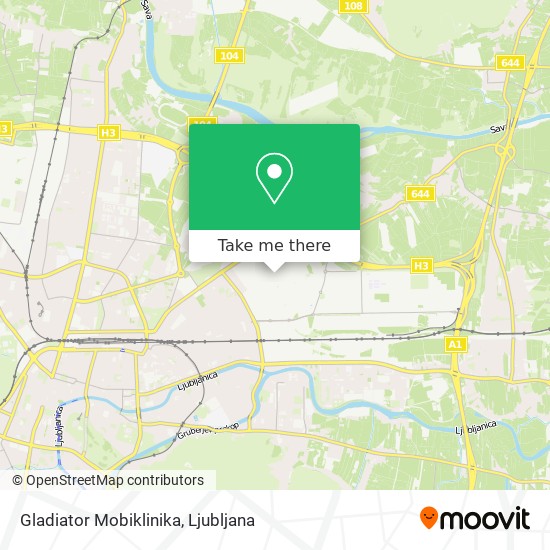 Gladiator Mobiklinika map