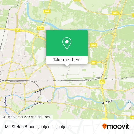 Mr. Stefan Braun Ljubljana map