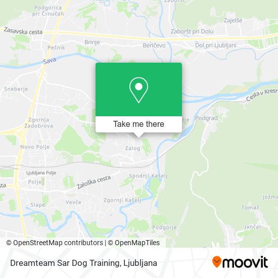 Dreamteam Sar Dog Training map