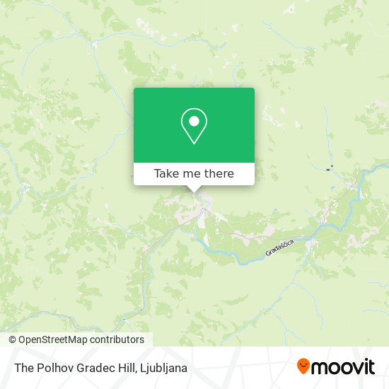 The Polhov Gradec Hill map