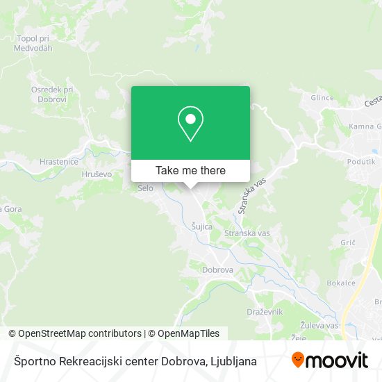 Športno Rekreacijski center Dobrova map