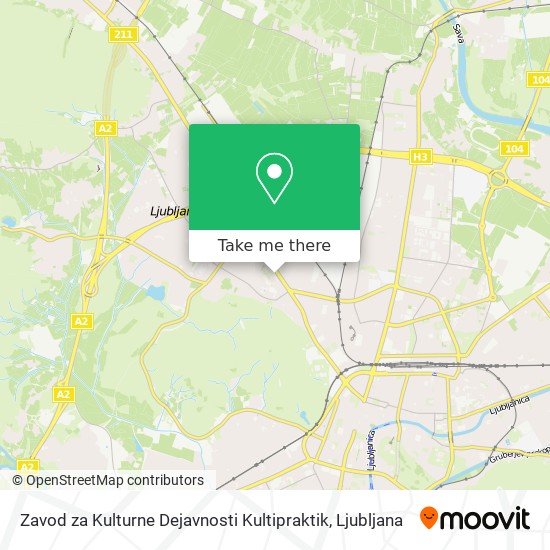 Zavod za Kulturne Dejavnosti Kultipraktik map