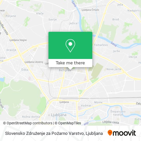 Slovensko Združenje za Požarno Varstvo map