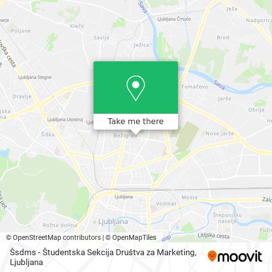 Šsdms - Študentska Sekcija Društva za Marketing map