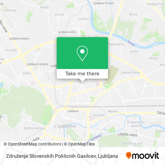 Združenje Slovenskih Poklicnih Gasilcev map