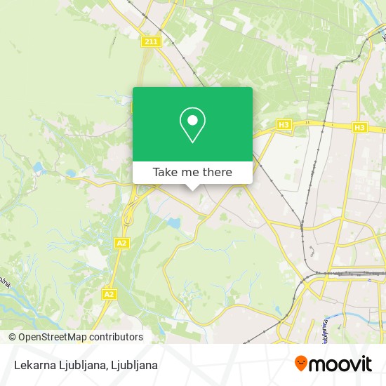 Lekarna Ljubljana map