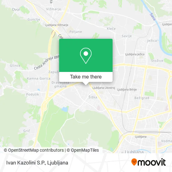 Ivan Kazolini S.P. map