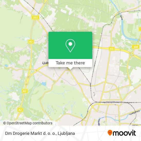 Dm Drogerie Markt d. o. o. map