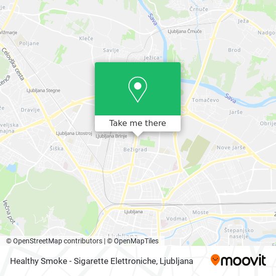 Healthy Smoke - Sigarette Elettroniche map