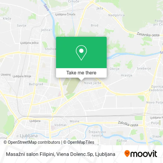 Masažni salon Filipini, Viena Dolenc.Sp map