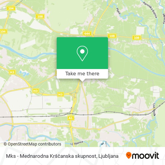 Mks - Mednarodna Krščanska skupnost map