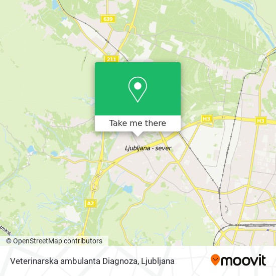 Veterinarska ambulanta Diagnoza map