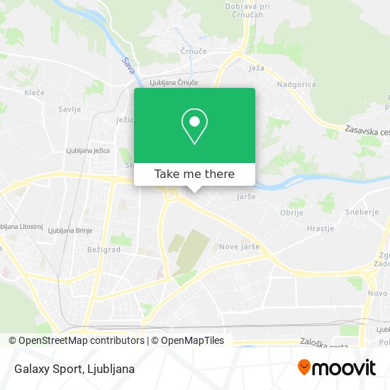 Galaxy Sport map