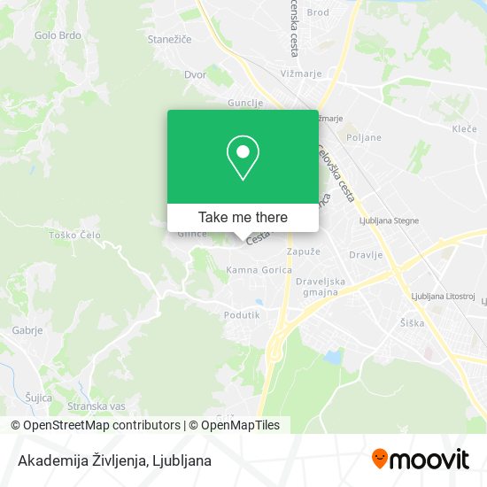 Akademija Življenja map