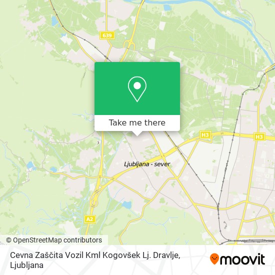 Cevna Zaščita Vozil Kml Kogovšek Lj. Dravlje map